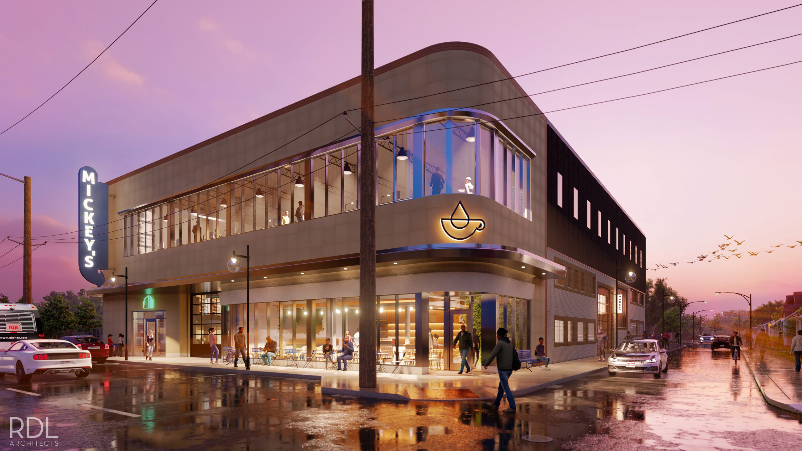 Mickey's East Cleveland - RDL Architects Rendering