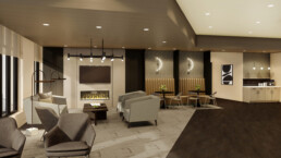 View on Detroit West Lobby